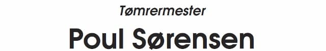 Sørensen Poul (Tømrer) logo