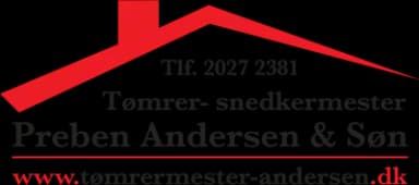 Tømrer & Snedker Mester Preben Andersen & Søn ApS logo