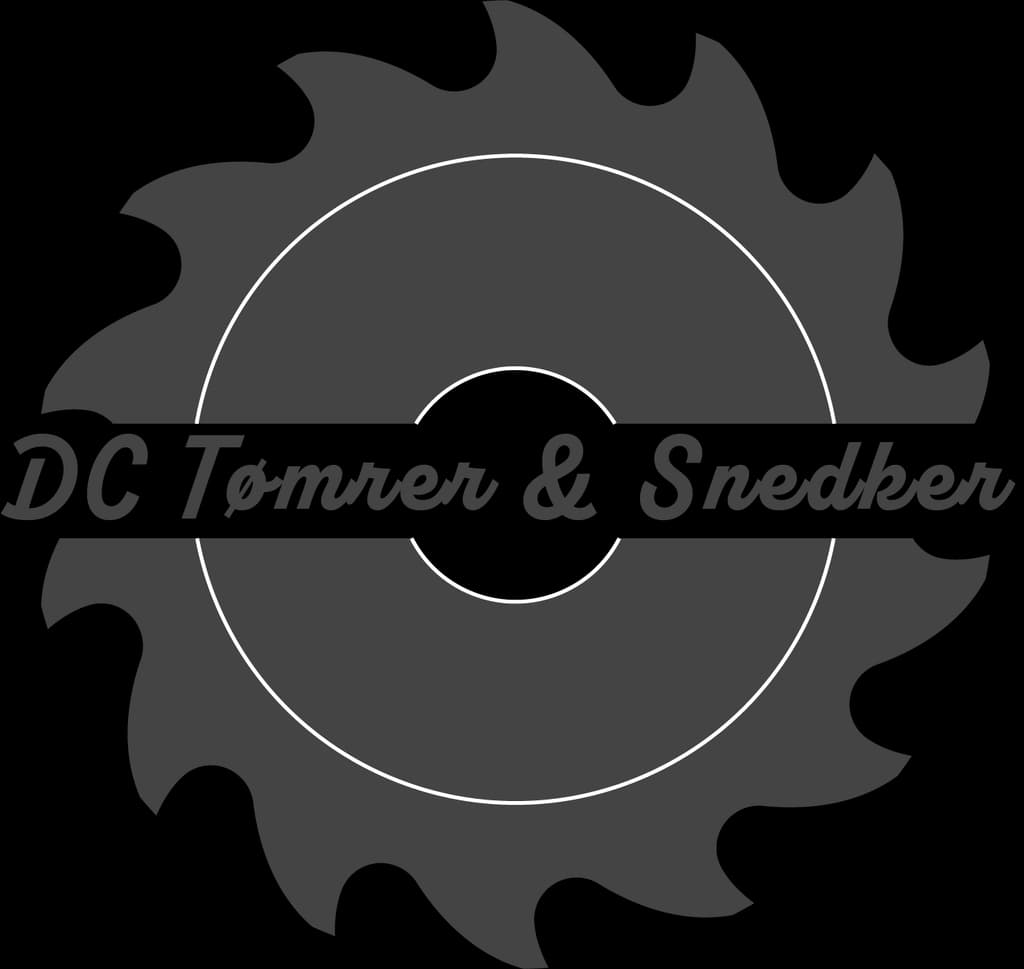 Dc tømrer og snedker logo