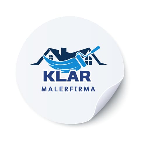 Klar malerfirma logo