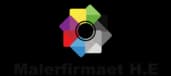 Malerfirmaet H.E logo