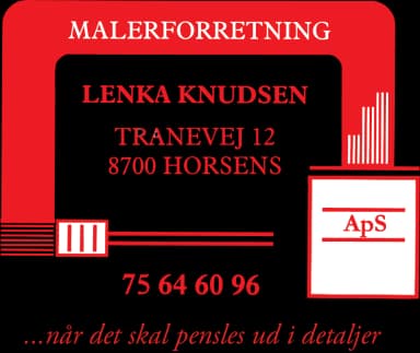 MALERFORRETNING LENKA KNUDSEN ApS logo