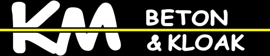 Km Beton & Kloak Din lokale kloakmester - fundamenter, støbearbejde & nedrivning logo