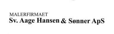 MALERFIRMAET SV. AAGE HANSEN & SØNNER ApS logo