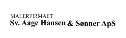 MALERFIRMAET SV. AAGE HANSEN & SØNNER ApS logo