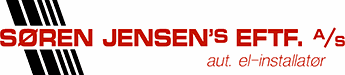 AUT. EL-FIRMA SØREN JENSENS EFTF. A/S logo
