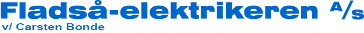 FLADSÅ ELEKTRIKEREN A/S logo