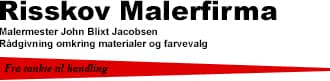 Risskov Malerfirma v/John Blixt Jacobsen logo