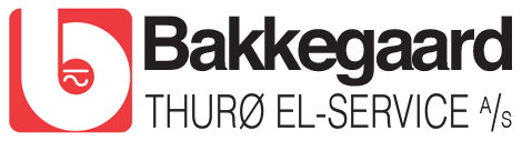 BAKKEGAARD THURØ EL-SERVICE A/S logo