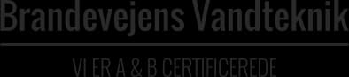 Brandevejens Vandteknik Knud Poulsen logo