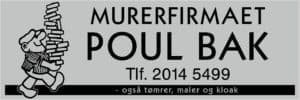 MURERFIMAET POUL BAK logo