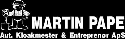 MARTIN PAPE ApS AUT. KLOAKMESTER & ENTREPRENØR logo