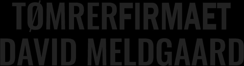 Tømrermester /David Meldgaard logo