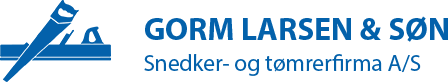 GORM LARSEN & SØN, SNEDKER- OG TØMRERFIRMA A/S logo