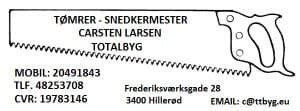 TOTALBYG/CARSTEN LARSEN logo
