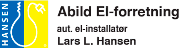 ABILD ELFORRETNING ApS logo