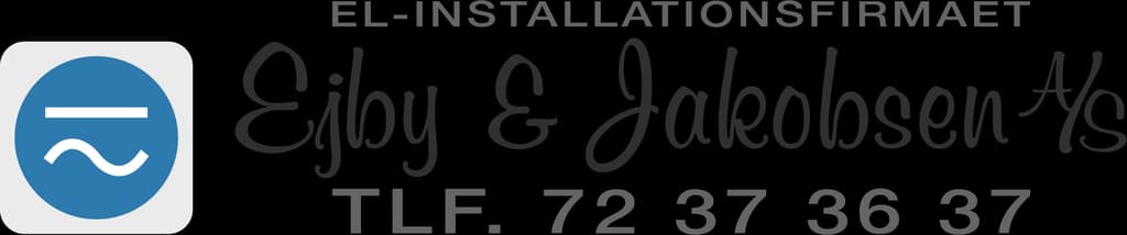 EL-INSTALLATIONSFIRMAET EJBY OG JAKOBSEN A/S logo