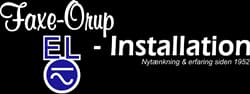 Faxe-Orup El-Installation ApS logo