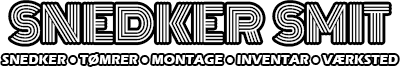 Snedkersmit v/Jason Dexter Smit logo