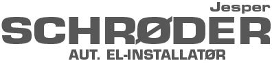 aut. Elinstallatør Jesper Schrøder logo