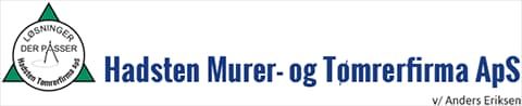 HADSTEN MURER- OG TØMRERFIRMA ApS logo