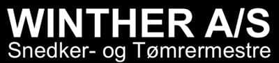 WINTHER A/S, SNEDKER- OG TØMRERMESTRE logo