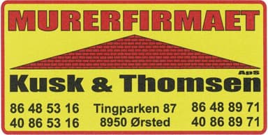 MURERFIRMAET KUSK & THOMSEN ApS logo