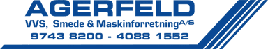 Agerfeld VVS Smede-og Maskinforretning A/S logo