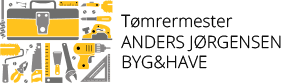 Tømrermester Anders Jørgensen Byg&Have logo