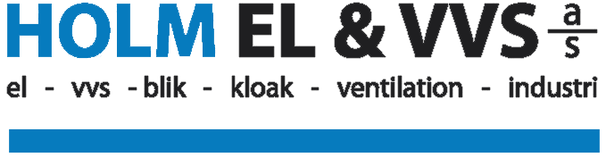 Holm El & VVS A/S logo