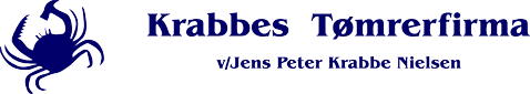 Krabbes Tømrerfirma logo