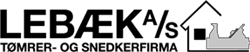 Lebæk A/S - Tømrer og Snedkerfirma logo