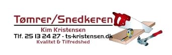 Tømrer/Snedkeren Kim Kristensen logo