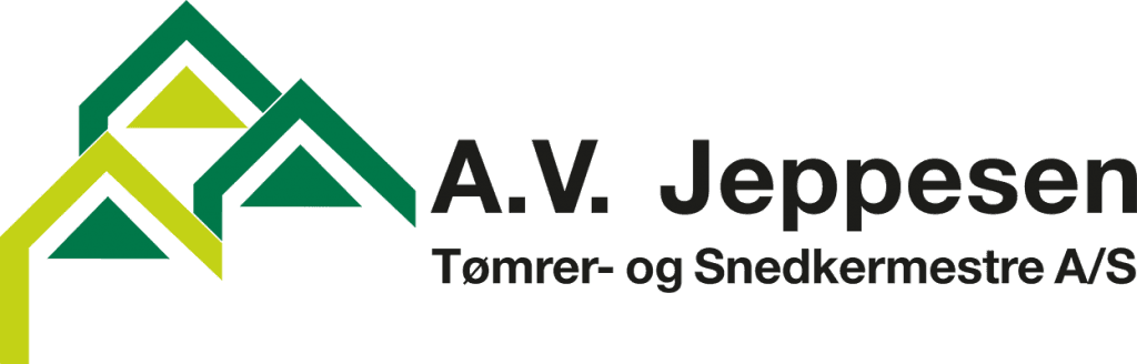 A.V. Jeppesen Tømrer- og Snedkermester A/S logo