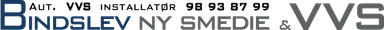 Bindslev Ny Smedie & VVS logo