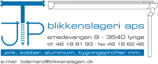 JTP Blikkenslageri - Din blikkenslager i Lynge logo