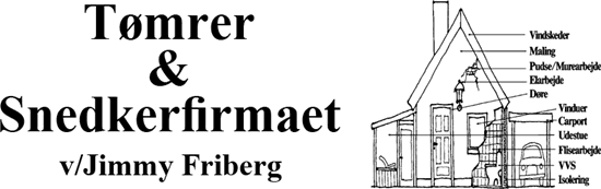 Tømrer og Snedkerfirmaet/Jimmy Friberg logo