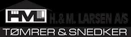 H. & M. Larsen A/S Tømrer & Snedker Langeland logo