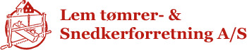 Lem Tømrer- Og Snedkerforretning A/S logo