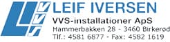 Leif Iversen VVS-Installationer ApS logo