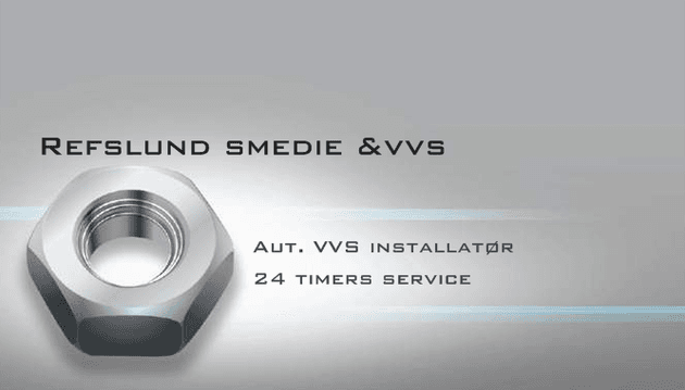 Refslund Smede og VVS logo