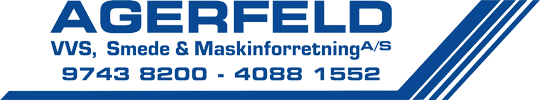 Agerfeld VVS Smede-og Maskinforretning A/S logo