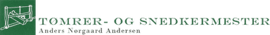 Tømrer og Snedkerfirma Anders Nørgaard logo