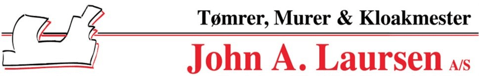 Tømrer-, Murer- & Kloakmester John A. Laursen A/S logo