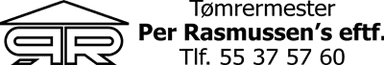 Tømrermester Per Rasmussens Eft. V/jacob Raalund logo