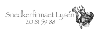 Snedkerfirmaet Lysén v/Martin Halberg Lysén logo