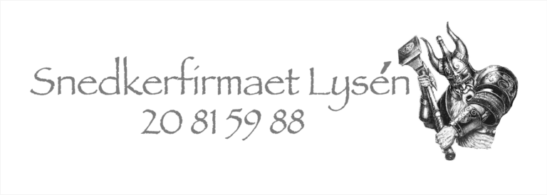 Snedkerfirmaet Lysén v/Martin Halberg Lysén logo