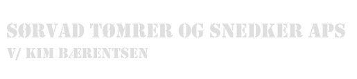 Sørvad Tømrer og Snedker ApS logo