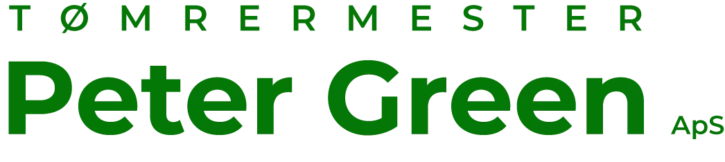 Tømrermester Peter Green logo