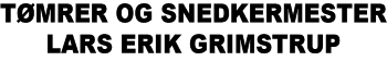 Grimstrup Tømrer og Snedker logo